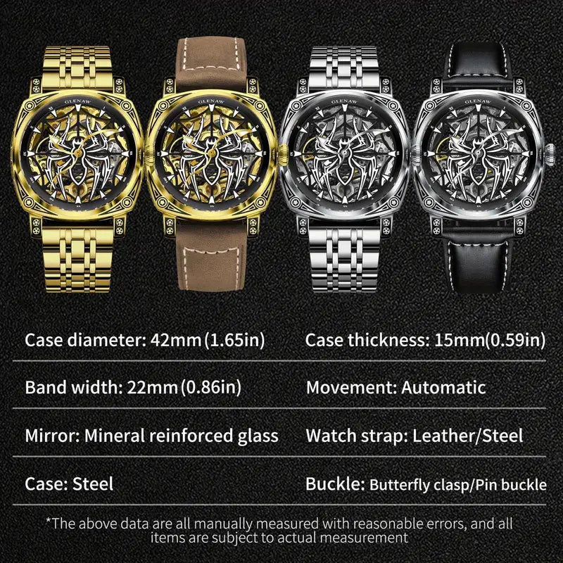 Glenaw Spider Mechanical Watch