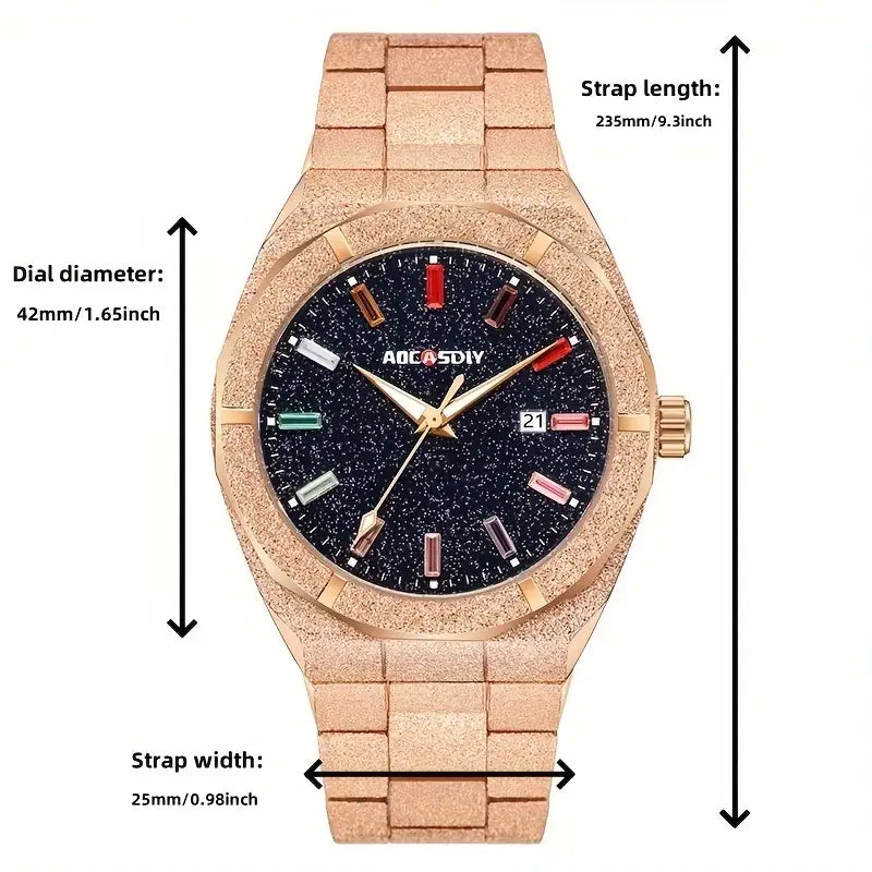 Aocasdiy Metallic Watch