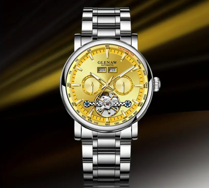 Glenaw Mechanical Chronograph Watch