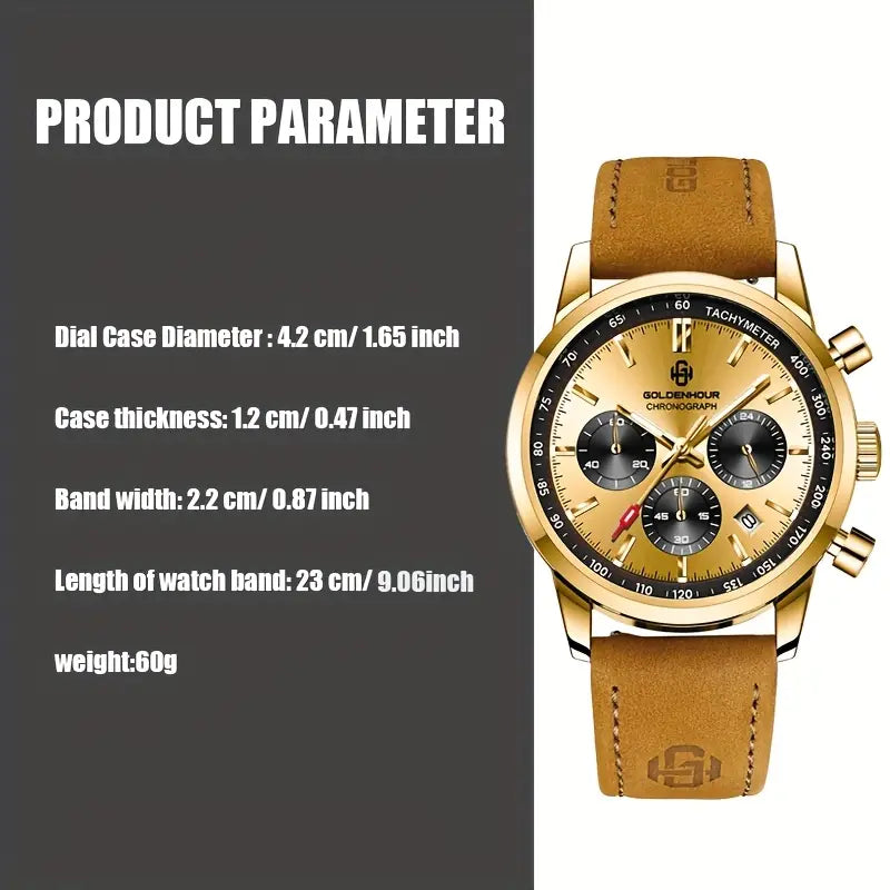 Goldenhour Chronograph Watch