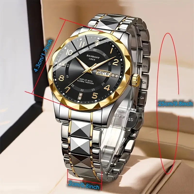 BanBony Quartz Luxury Watch