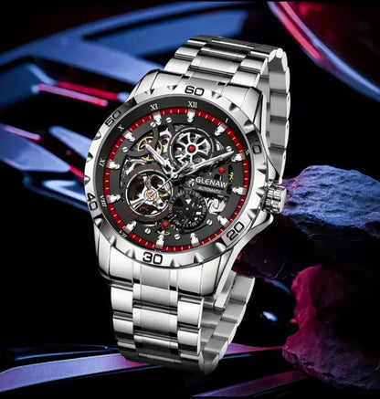Glenaw Skeleton Automatic Watch