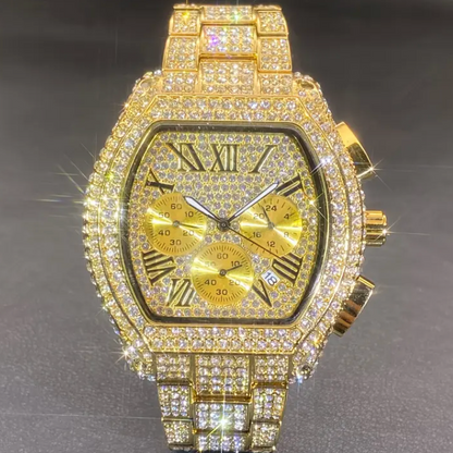 Missfox Diamond Chronograph Watch