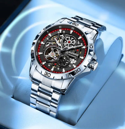 Glenaw Skeleton Automatic Watch
