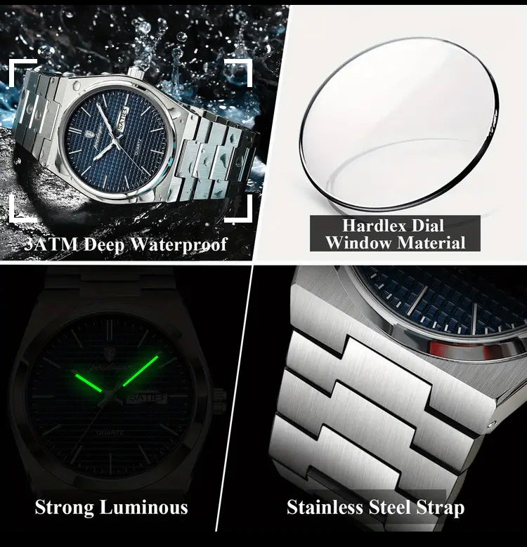 Poedagar Luxury Quartz Watch