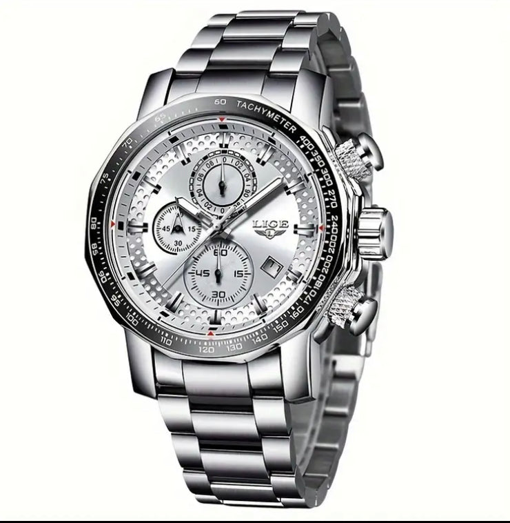 Lige Quartz Sports Watch