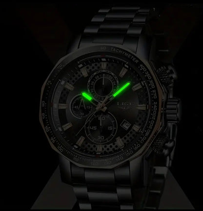 Lige Quartz Sports Watch