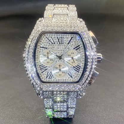 Missfox Diamond Chronograph Watch