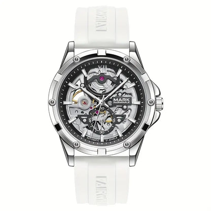 Mark Fairwhale Silver Luxury Mechanical Watch