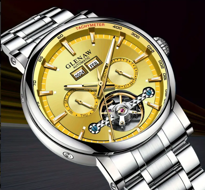 Glenaw Mechanical Chronograph Watch