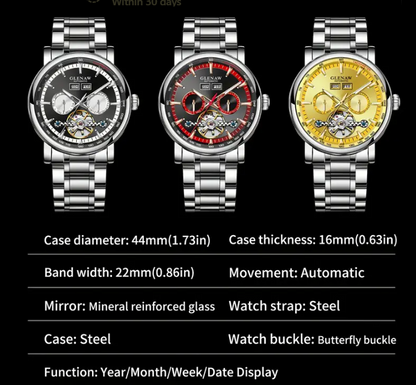 Glenaw Mechanical Chronograph Watch