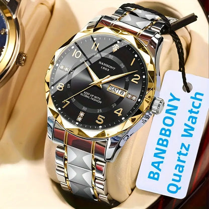 BanBony Quartz Luxury Watch