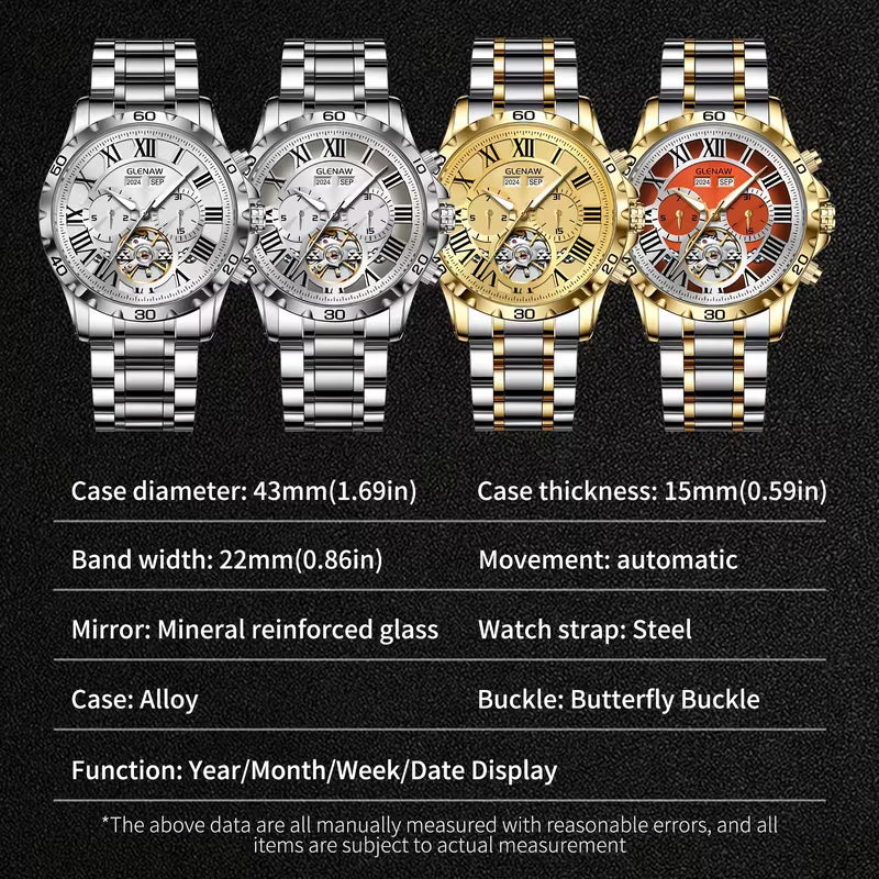 Glenaw Chronograph Roman Watch