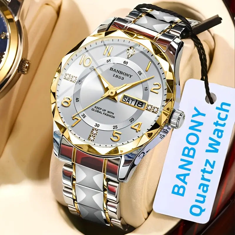 BanBony Quartz Luxury Watch