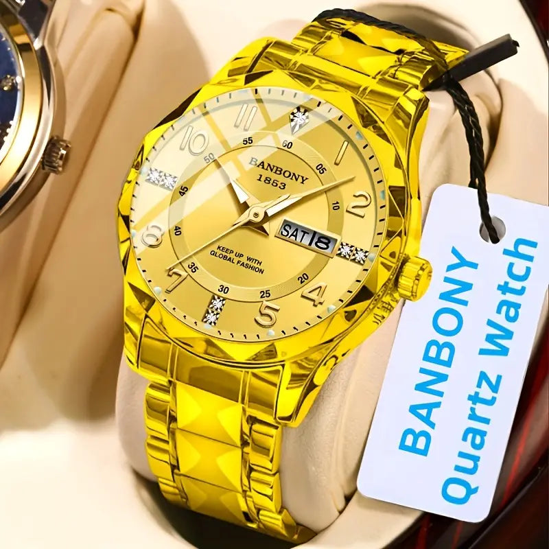 BanBony Quartz Luxury Watch